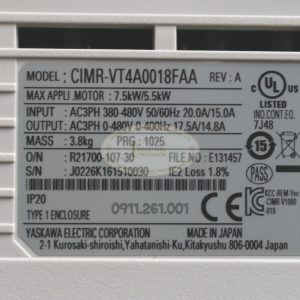 CIMR VT4A0018FAA 7